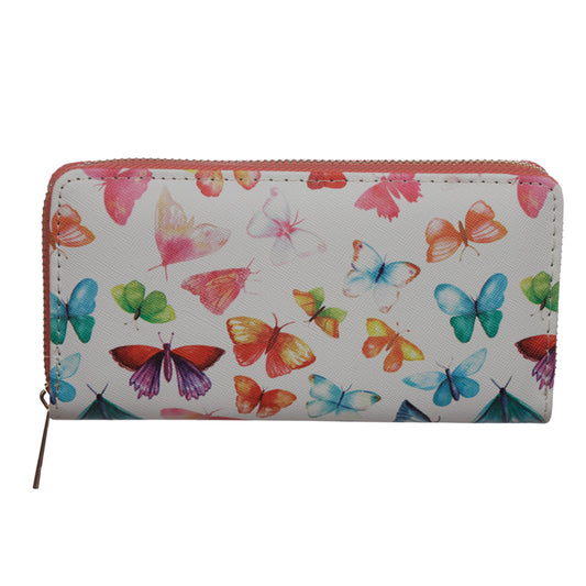 Build your own "Good Box 4 U" - Small Zip Around Wallet - Butterfly House